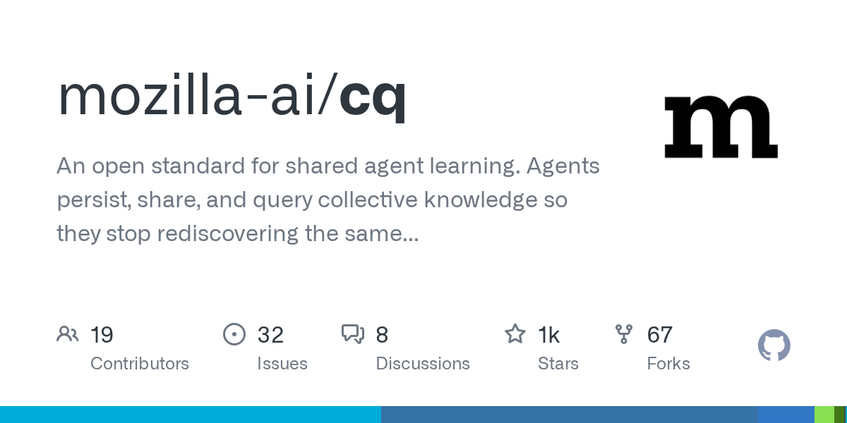 CQ: An Open Standard for Shared Agent Learning by Mozilla.ai