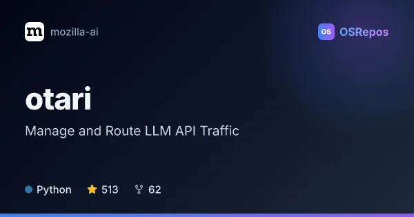 otari: Manage and Route LLM API Traffic