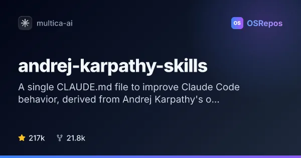 andrej-karpathy-skills: Guide Claude Code Toward Safer Changes
