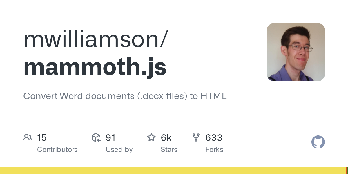 mammoth.js: Convert Word Documents to Clean HTML with JavaScript