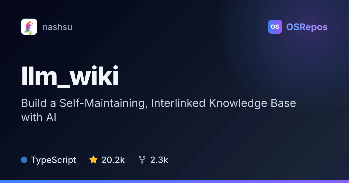 llm_wiki: Turn Documents Into an Interlinked Knowledge Base