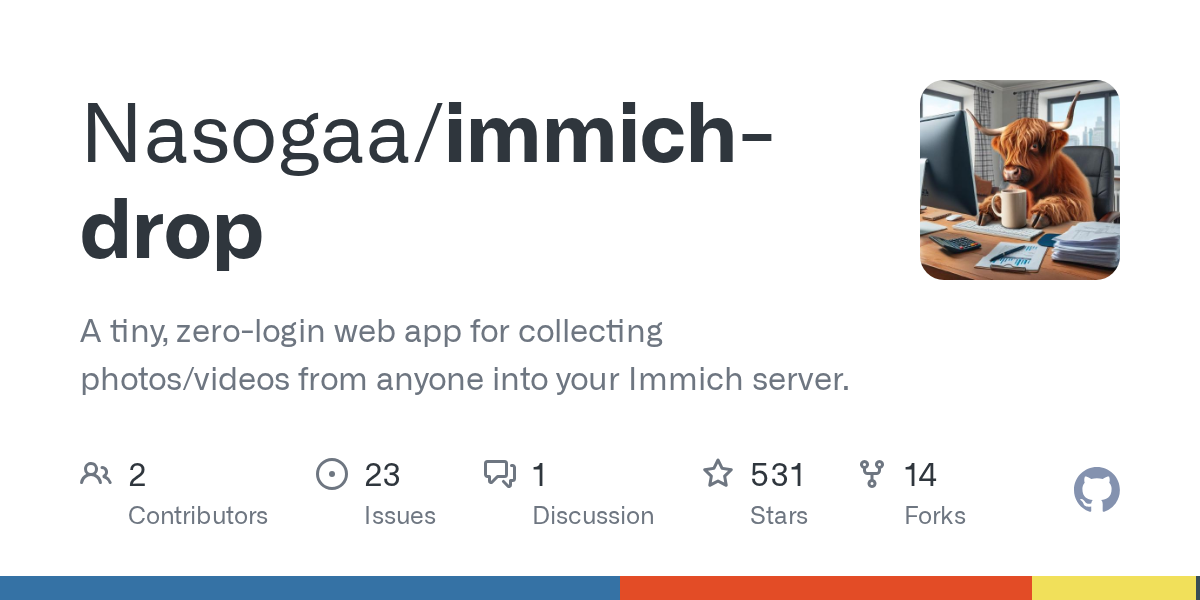 immich-drop: A Zero-Login Web App for Collecting Photos to Immich