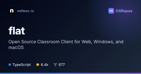 flat: Run a Live Online Classroom on Web and Desktop
