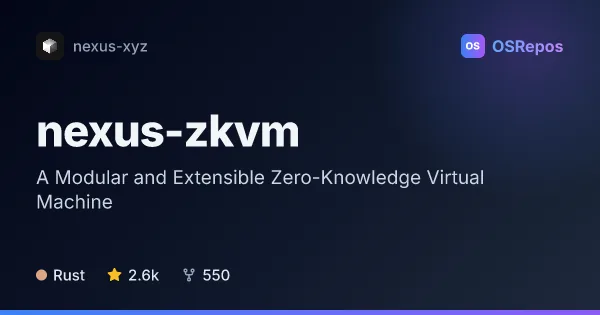 nexus-zkvm: A Modular and Extensible Zero-Knowledge Virtual Machine