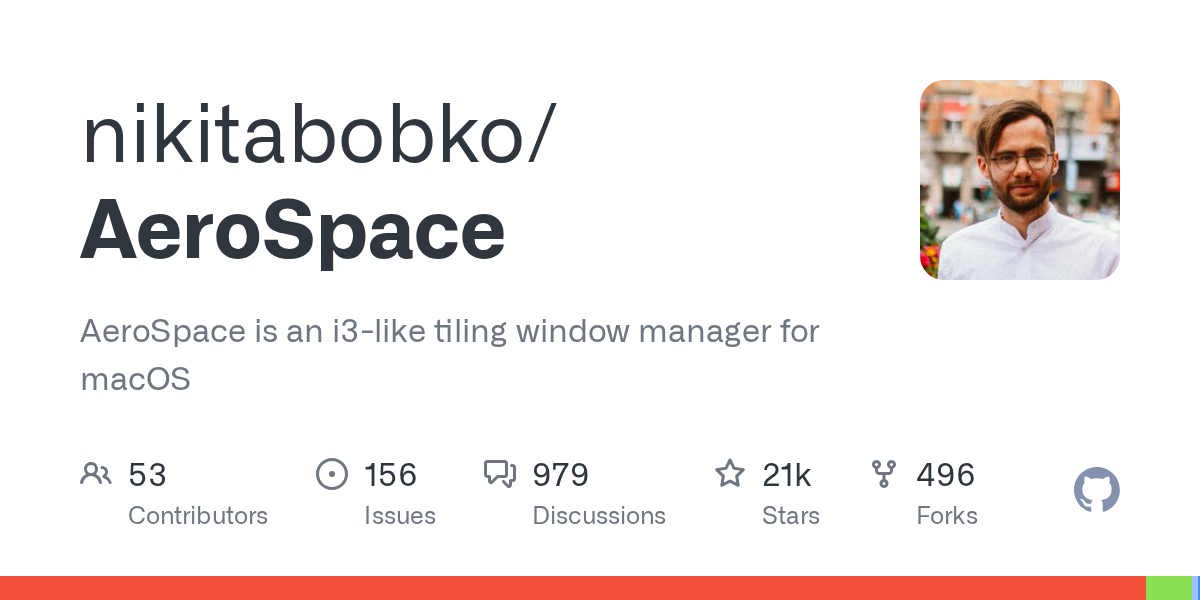 AeroSpace: An i3-like Tiling Window Manager for macOS