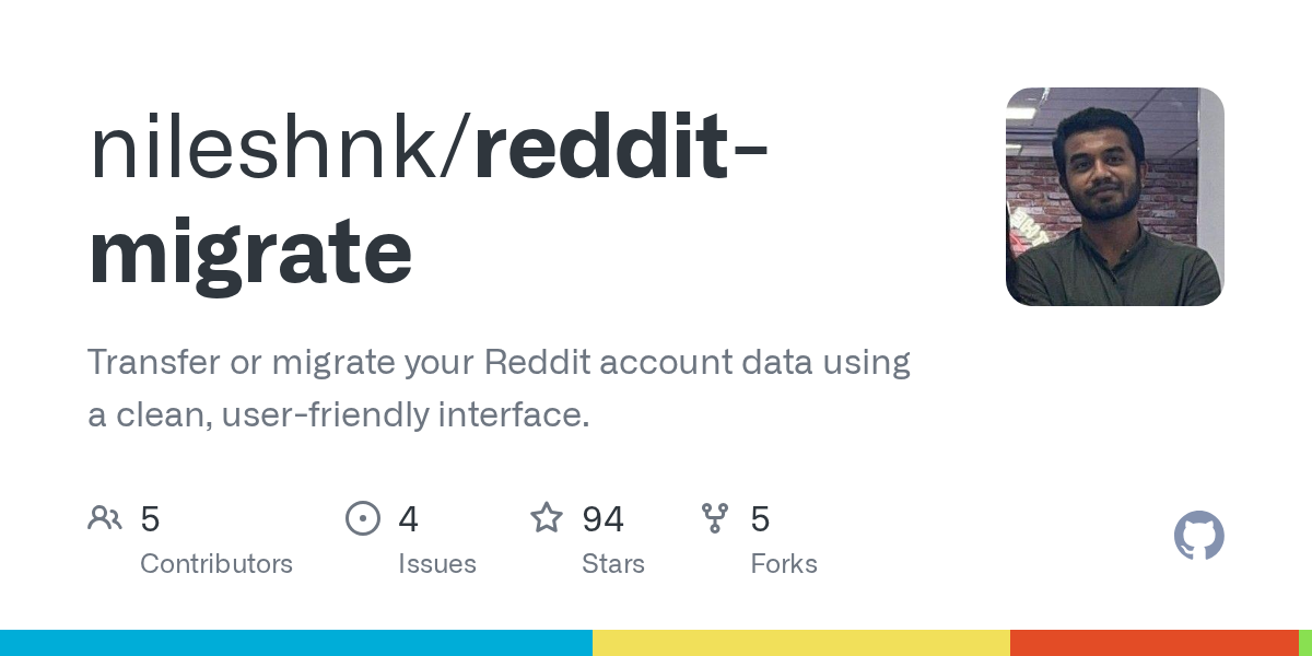 Reddit-Migrate: Effortless Reddit Account Data Transfer Tool
