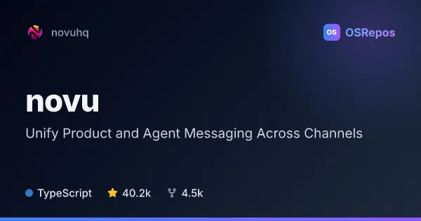 novu: Unify Product and Agent Messaging Across Channels
