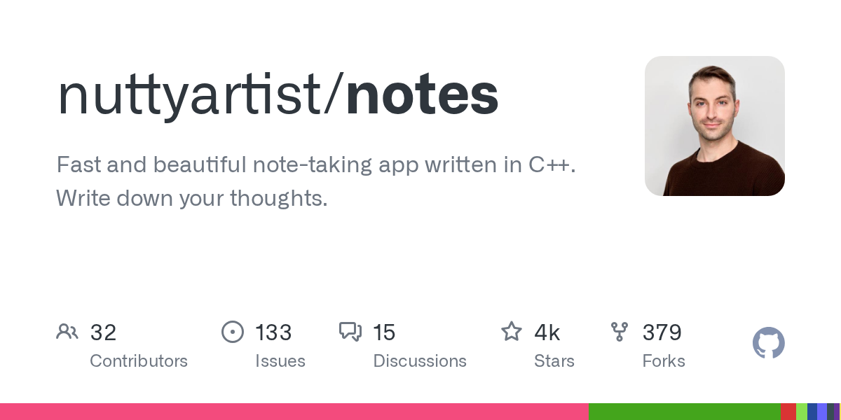Notes: A Fast and Beautiful Cross-Platform Note-Taking App