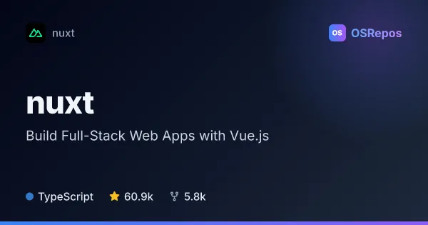 nuxt: Build Full-Stack Web Apps with Vue.js