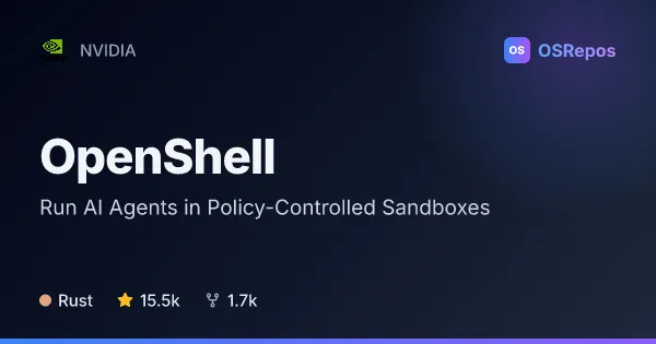 OpenShell: Run AI Agents in Policy-Controlled Sandboxes