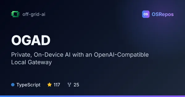 OGAD: Private, On-Device AI with an OpenAI-Compatible Local Gateway