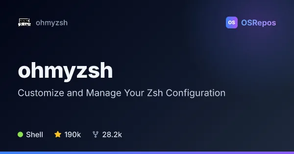 ohmyzsh: Customize and Manage Your Zsh Configuration