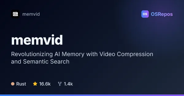 Memvid: Revolutionizing AI Memory with Video Compression and Semantic Search