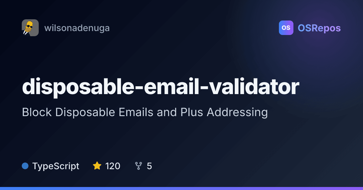 Disposable Email Validator: Block Disposable Emails and Plus Addressing