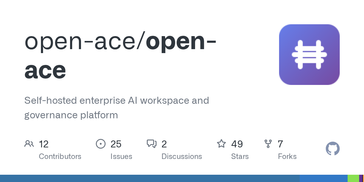 Open ACE: Self-Hosted AI Coding Agent Workspace and Governance Platform