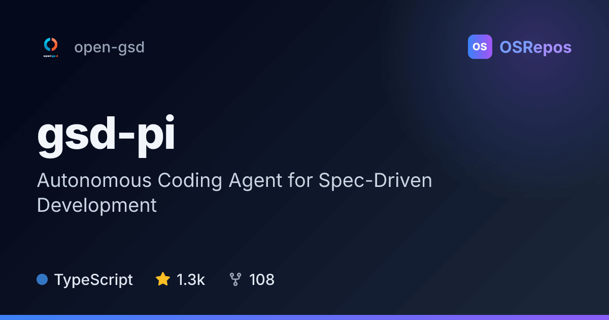 gsd-pi: Plan and Run Coding Work with an AI Agent