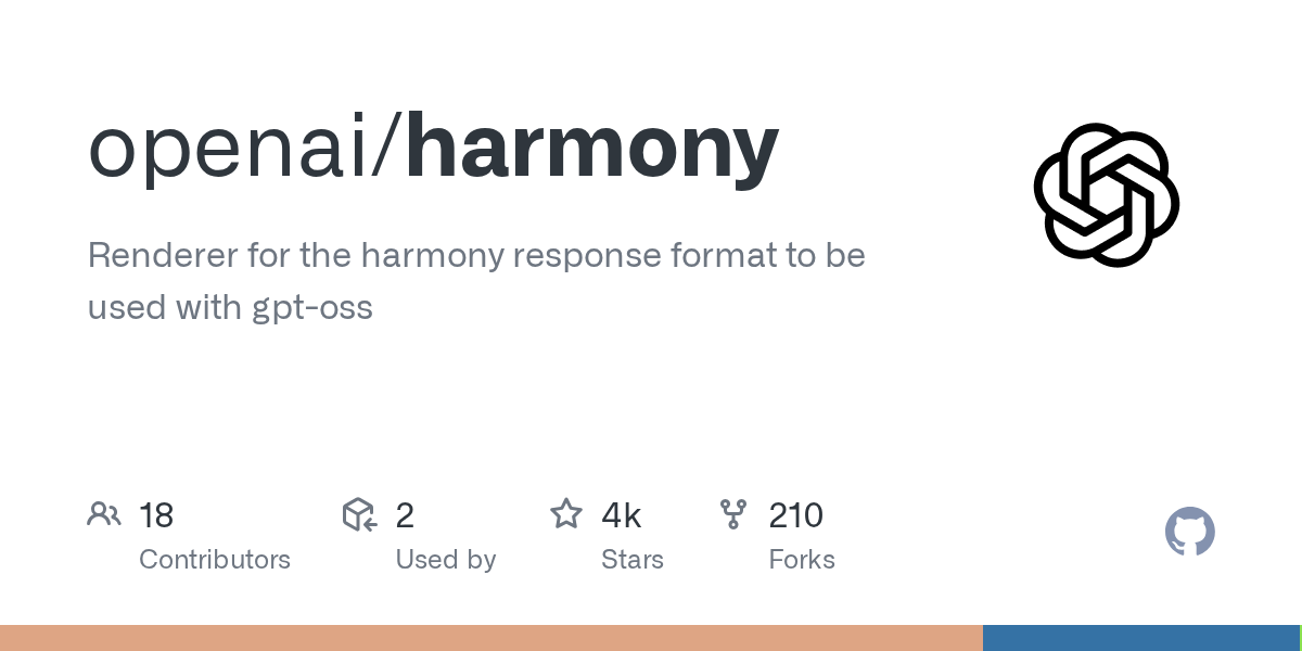 Harmony: OpenAI's Renderer for GPT-OSS Response Format