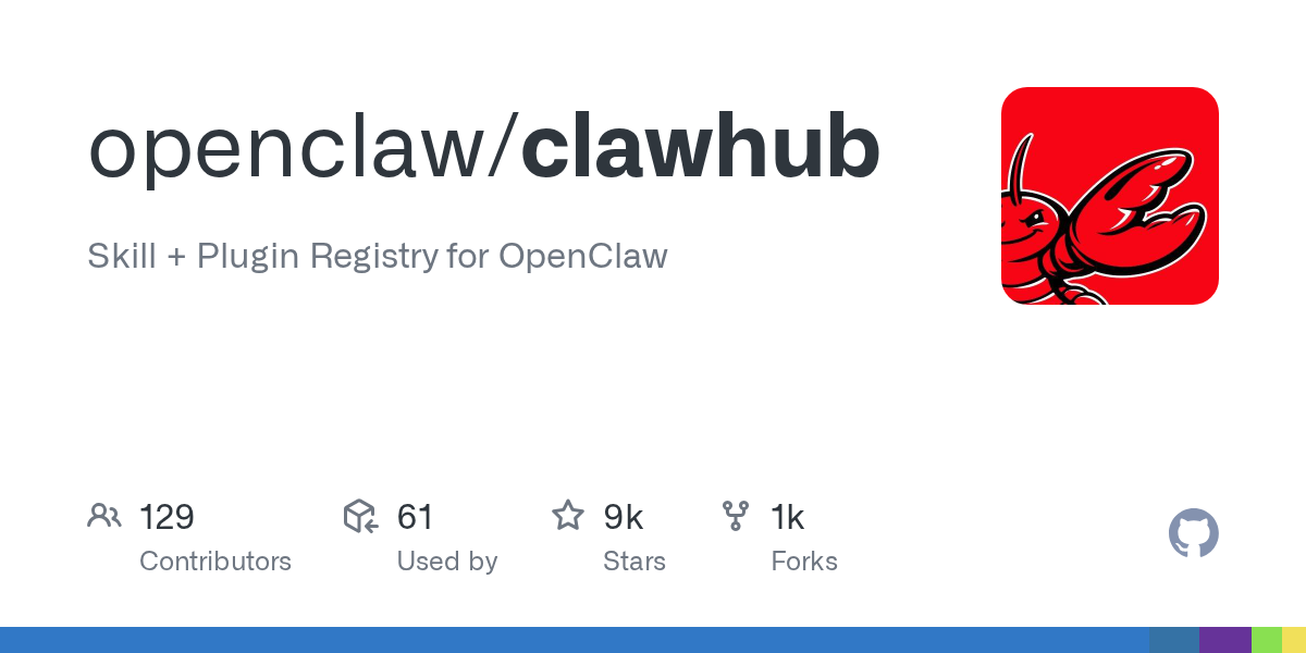 ClawHub: The Public Skill and Plugin Registry for OpenClaw