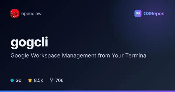 Gogcli: Google Workspace Management from Your Terminal