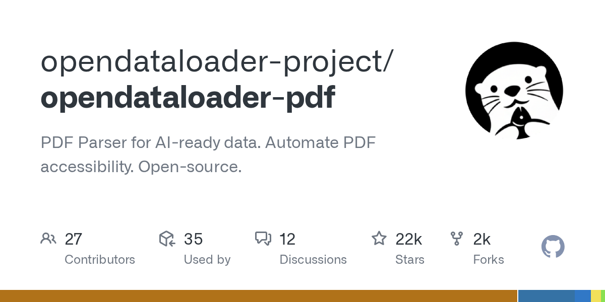 OpenDataLoader PDF: AI-Ready Data Extraction and Accessibility Automation