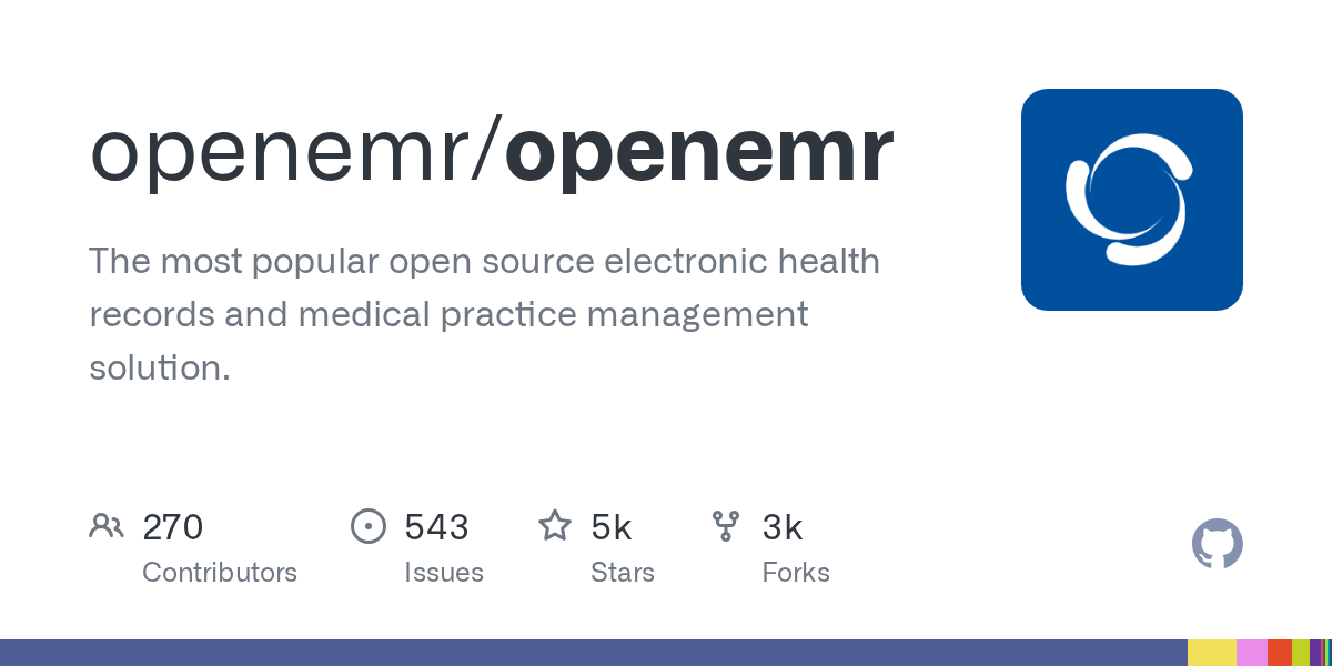 OpenEMR: Open Source Electronic Health Records and Practice Management