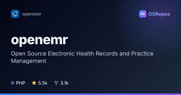 OpenEMR: Open Source Electronic Health Records and Practice Management