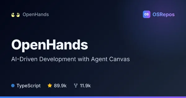 OpenHands: AI-Driven Development with Agent Canvas