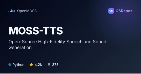 MOSS-TTS: Generate Speech, Dialogue, and Sound with AI