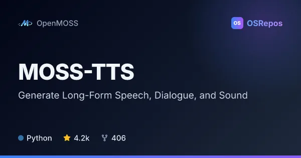 MOSS-TTS: Generate Long-Form Speech, Dialogue, and Sound