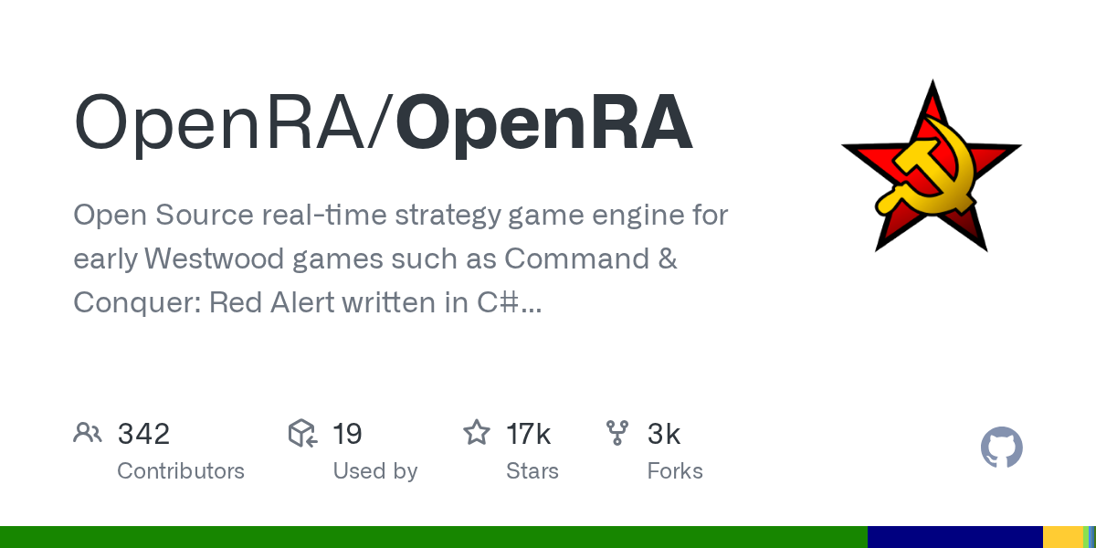OpenRA: An Open Source Engine for Classic Westwood RTS Games
