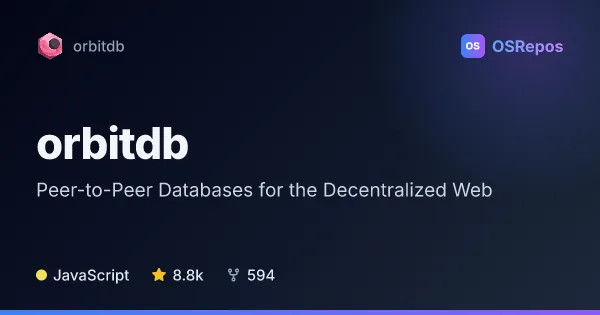 OrbitDB: Peer-to-Peer Databases for the Decentralized Web