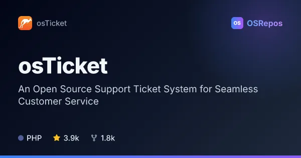 osTicket: An Open Source Support Ticket System for Seamless Customer Service