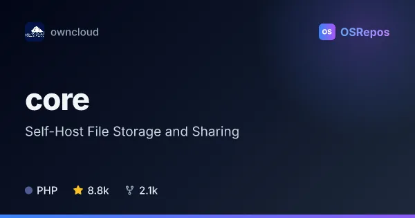 core: Self-Host File Storage and Sharing