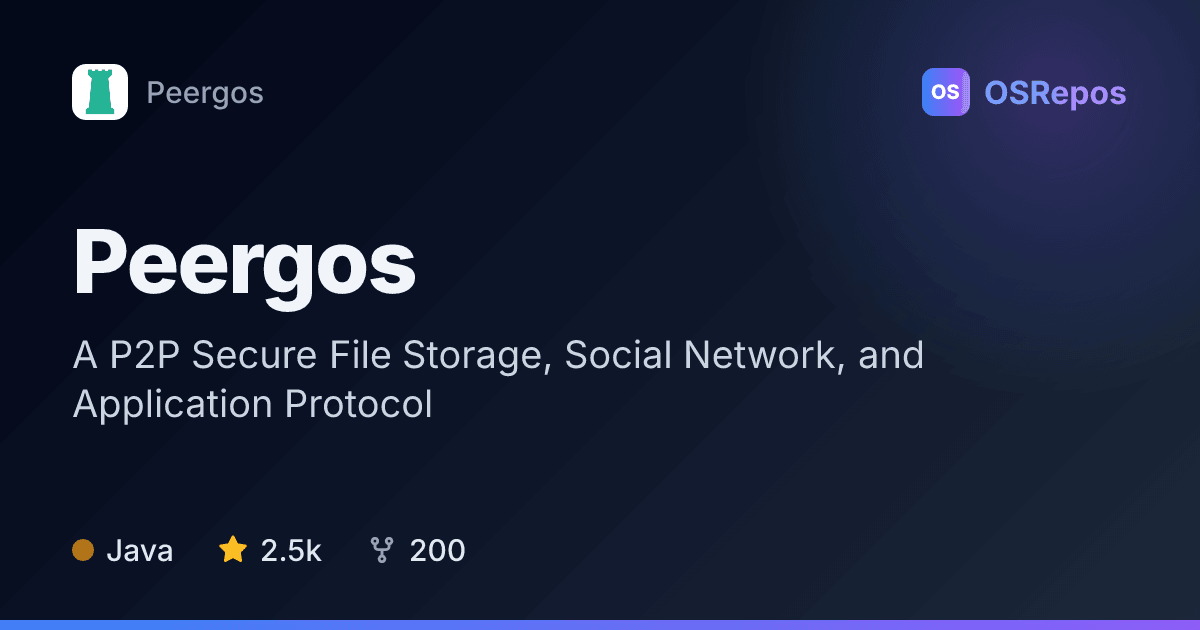 Peergos: A P2P Secure File Storage, Social Network, and Application Protocol