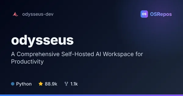 Odysseus: A Comprehensive Self-Hosted AI Workspace for Productivity