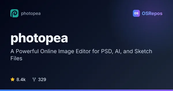 Photopea: A Powerful Online Image Editor for PSD, AI, and Sketch Files