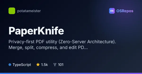 PaperKnife: Work with PDFs on Your Device