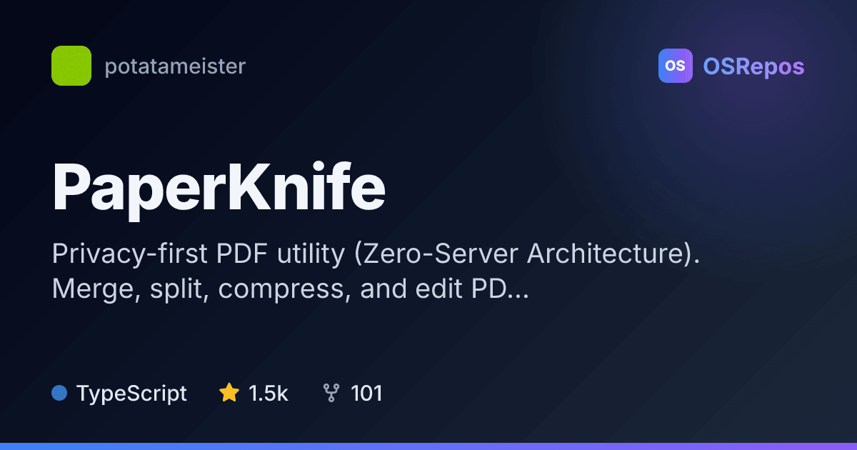 PaperKnife: Work with PDFs on Your Device