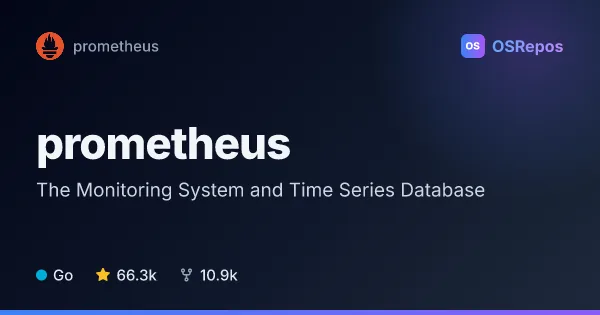 prometheus/prometheus: Monitor Systems with Time-Series Metrics