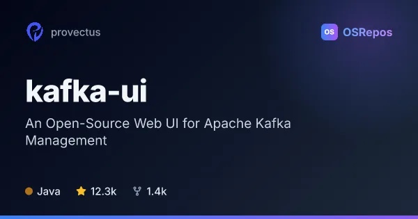 kafka-ui: Manage and Monitor Apache Kafka Clusters