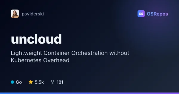 Uncloud: Lightweight Container Orchestration without Kubernetes Overhead