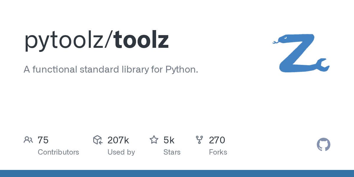 Toolz: A Functional Standard Library for Python