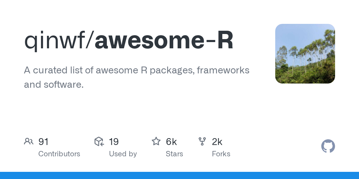 awesome-R: A Curated List of Essential R Packages and Tools