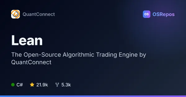 Lean: Build and Run Algorithmic Trading Strategies
