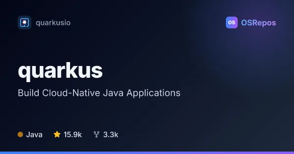 quarkus: Build Cloud-Native Java Applications