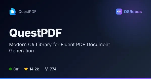 QuestPDF: Generate PDF Documents with C#
