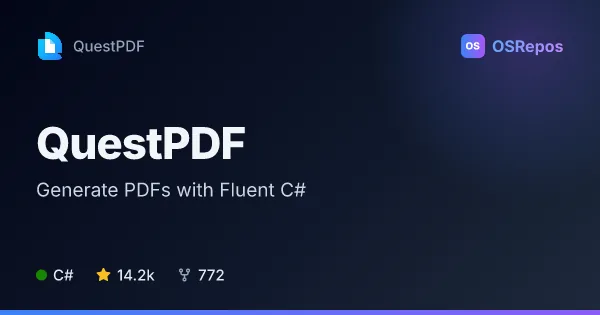 QuestPDF: Generate PDFs with Fluent C#