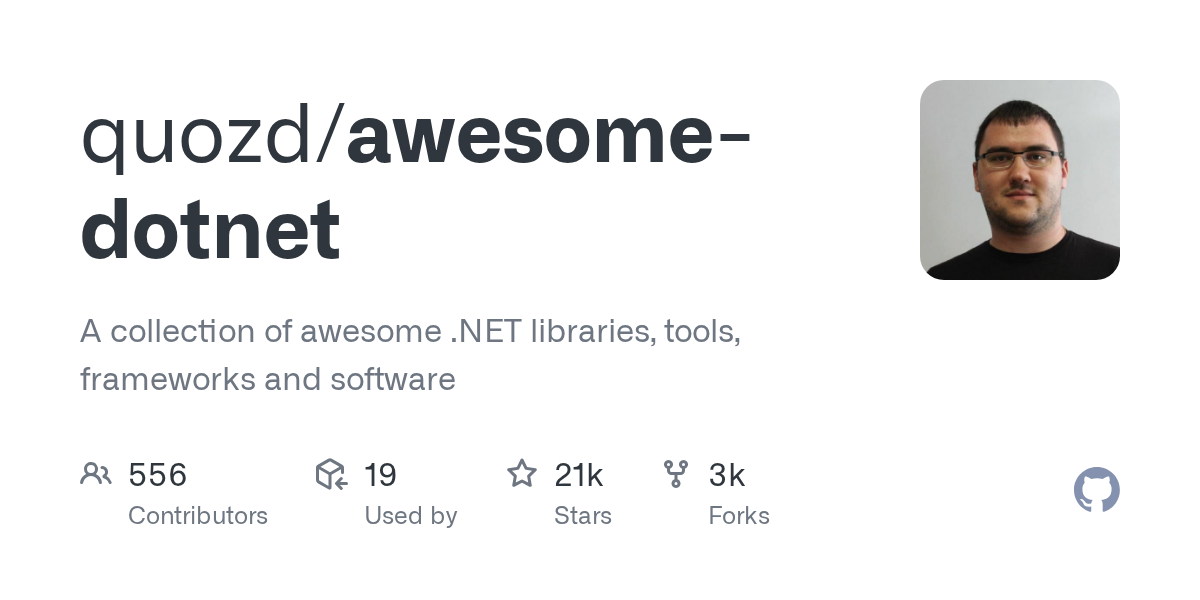 awesome-dotnet: A Curated List of Essential .NET Resources