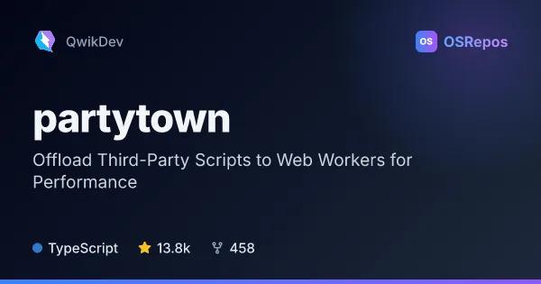 Partytown: Offload Third-Party Scripts to Web Workers for Performance