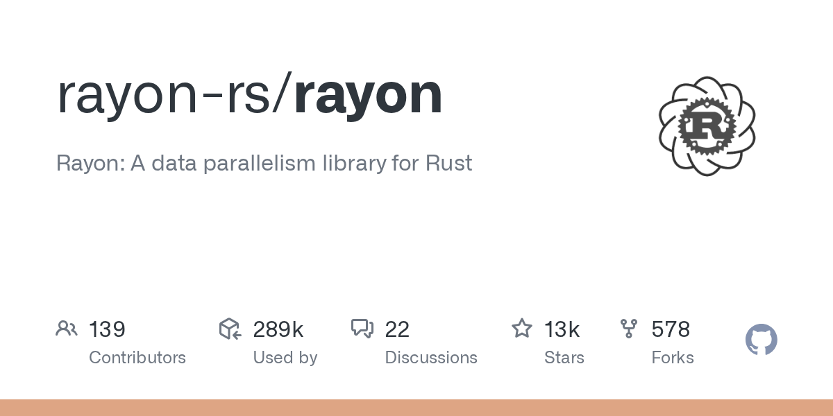 Rayon: Effortless Data Parallelism in Rust